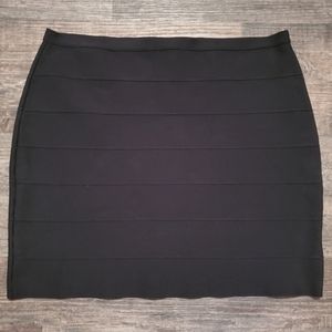 BB Dakota Black Bandage Mini Skirt